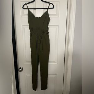 Green jumpsuit